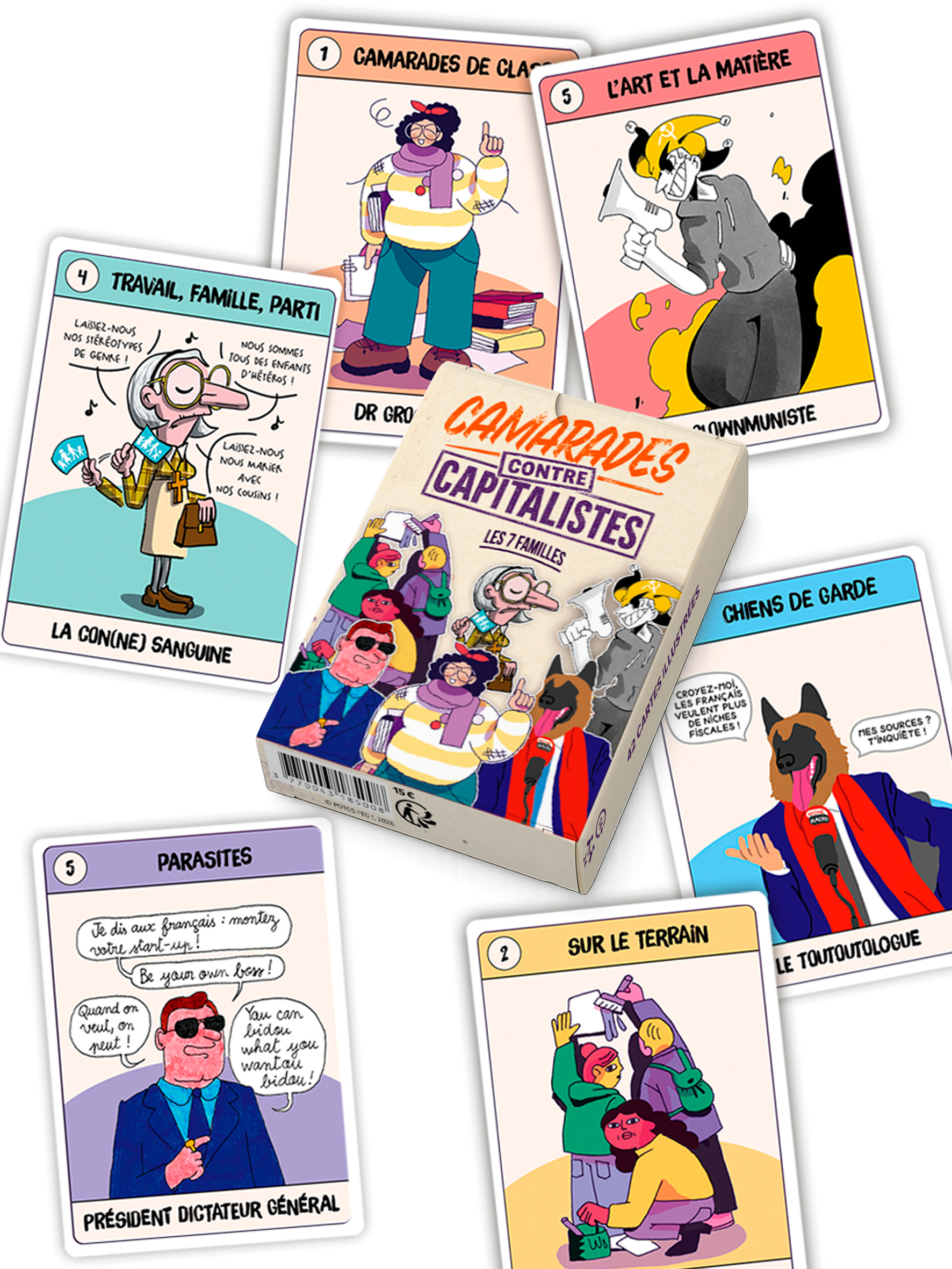 Jeu de 7 familles : Camarades contre Capitalistes